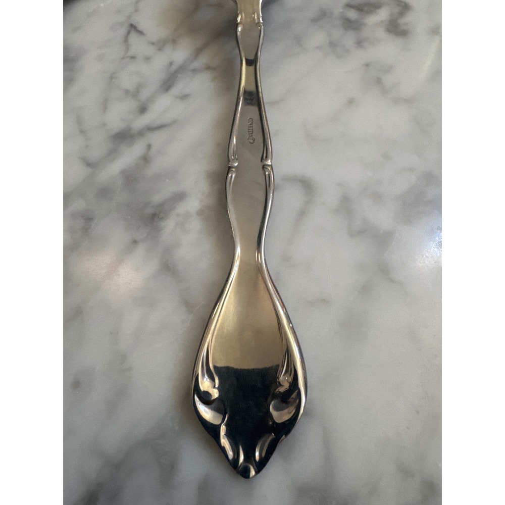 Oneida Cantata Stainless Steel Flatware 4 Piece Set 2 Salad Forks 2 Place Spoons - Picture 5 of 6